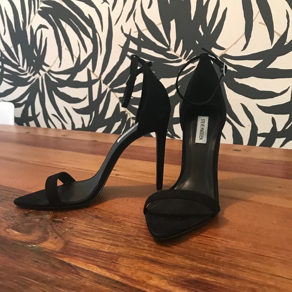 Steve Madden Sane Black Sexy Stiletto 